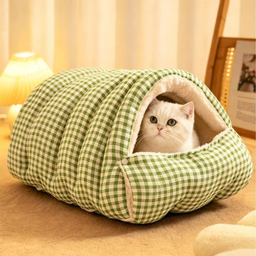 Plush Enclosed Bed with Dual Mode