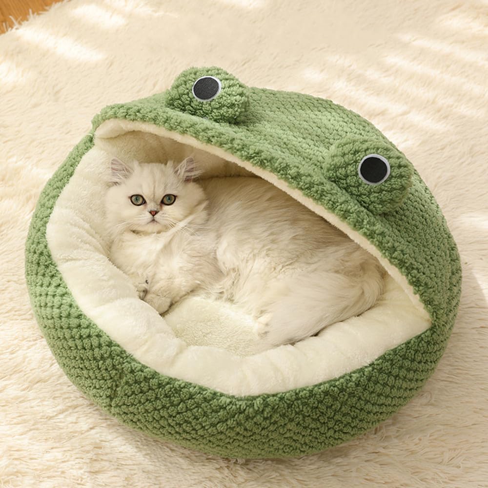 Warm Plush Frog Nest