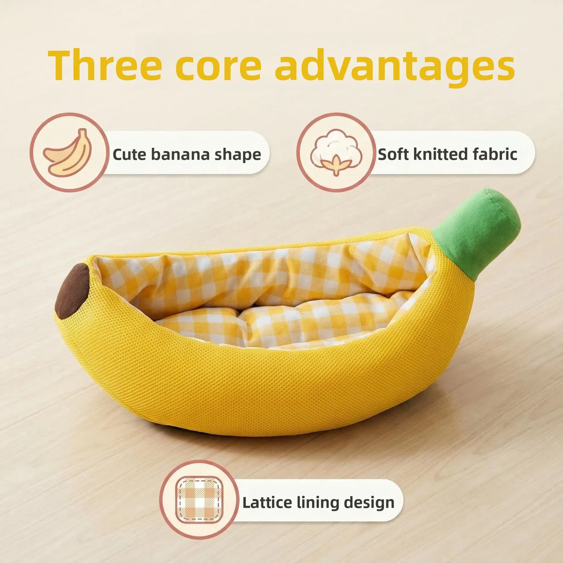 Banana Shape Pet Bed