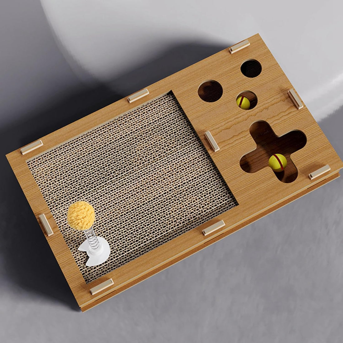 Cat Scratching Board With Toy